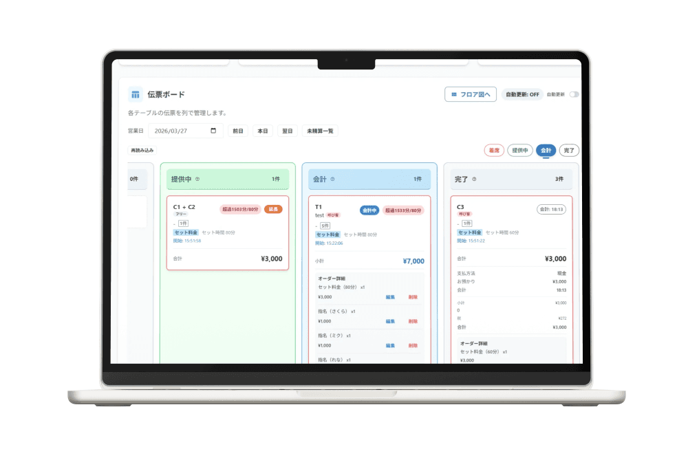 LogMe フロア伝票ボード